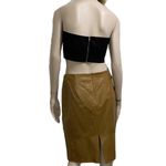 Banana Republic 100% Genuine Leather Brown Skirt 8 Photo 3