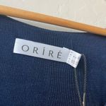 NEW ORIRE Dress Maya‎ Blue Ruched Long Sleeve Draped Maxi Gown Size 0 Photo 5