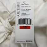 Karen Kane  White New Wave Shine Bright Rhinestone Embellished Blouse Photo 10