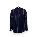 BDG  Urban Outfitters Women's Melanie Tie Front Striped Button Up in Navy Size XS Photo 9