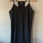 Old Navy Black PowerSoft GoDry Spaghetti Strap Racer-Back Mini Dress Size XL Photo 1