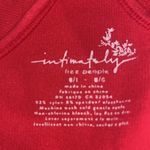 Free People  Intimately Ribbed Hot Pink Crop Top Super Soft Tank M/L Photo 4