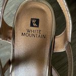 White Mountain  gold crappy sandals – barely worn. Photo 5