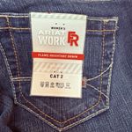 Ariat  NWT FR Jeans Cat 2 Women’s 25S (actual 28x30) MidRise Bootcut Blue Quartz Photo 5