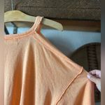 Free People NWOT We The Free Chill Out Cold Shoulder Pullover Top orange xs Photo 9