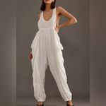 Anthropologie By The Bond White Jumpsuit Size L Photo 12