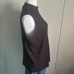 Lands End Women’s Black Sleeveless Muscle Tee Mock Neck Top Size XL Photo 5