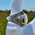 Suarti Bali Sterling Silver Moonstone Ring Photo 4