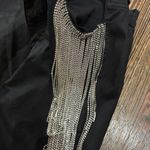 Akira COPY -  Size 5 black Rhinestone fringe jeans Photo 2