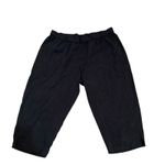 Eileen Fisher Slouchy Crop Pants Sandwashed Tencel Graphite elastic waist 2X NWT Photo 5