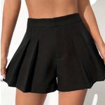 Women’s Korean Fashion Pleated Shorts Skort Tennis Core Black Size M Photo 0