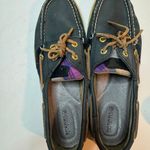 Sperry Womens Blue Fish /Navy /Cobalt /Plaid Shoes Size 8.5M Photo 3