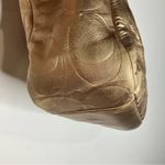 Coach  gold zip top shoulder bag 12” x 9” x‎ 4” Photo 6