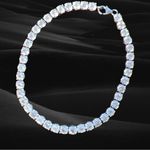 Sterling Silver CZ Diamond Tennis Bracelet Silver Photo 2