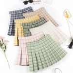 Comfy And Ready Plaid Skorts In Purple Size XS Photo 13