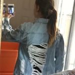 Gianni Bini Distressed Jean Jacket  Photo 0