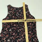 Sanctuary Tank Top Womens X Small Black Floral Split Back Sleeveless Photo 4
