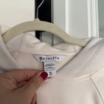 Athleta  Get Set Sweater Medium Sweater Thick Hoodie Creme White Active Women's Photo 1