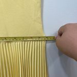 Polo Ralph Lauren Womens Dress 4 Pleat Fit Flare Short Sleeve Midi Butter Yellow Photo 8