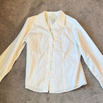 Chico's  White Button Down Dress Shirt SIZE 1 (US M/8) Photo 0