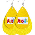 3/ $15 Brand New Faux Leather Earrings Photo 0