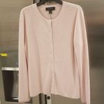 St. John 💕💕 1x1 Rib Cardigan ~ Pale Pink XL NWOT Photo 2