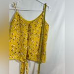 Sienna Sky Sirena sky tank top size XS Yellow flowy floral shirt Photo 4
