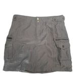 Ann Taylor Loft Heather Gray Casual Utility Cargo Skirt Size 6P Photo 6