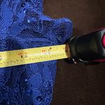 Scarlett MWT Royal BlueTiered Sequence Lace V Neck Front & Back Midi Dress Sz 14 Photo 13