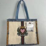 Brighton Nwt  IN LOVE WE TRUST QUEEN CANVAS TOTE SHOPPER BAG 2019 LIMITED EDITION Photo 1