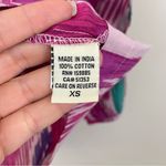 Dylan NWT  Ikat Print‎ Long Sleeves Split Neck Blouse Size XS Photo 5