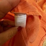 Le lis  Women's 100% Button down Blouse Size Large Colorful Silk Like Lightweight Photo 9