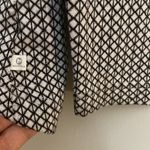 Merrell  Womens black-white Indira snap button placket long sleeve top size L Photo 4