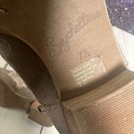 Seychelles  Lantern Ankle Boots Taupe Embroidered Western Boho Floral  Sz 7.5 Photo 1