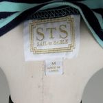 Sail To Sable mint/navy striped racrback tank maxi dress size medium Photo 4