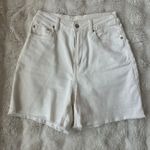 H&M High waist White Denim Shorts Photo 0