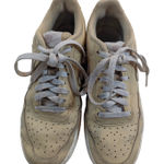 Nike  Court Vision Low Next Nature Sneakers – Women's 7 Tan Camo DX3734 FLAW Photo 0