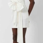 French Connection  White Florida Summer Strapless Mini Dress Size 6 Photo 0