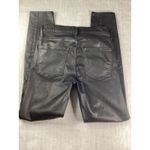 AGOLDE Womens Black Coated Skinny Jeans Pants Size 27 Photo 4
