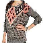 Urban Outfitters  Ecote Intarsia Pullover Sweater Aztec Women Size Small‎ Photo 1