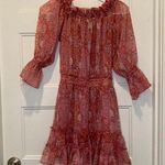 MISA Los Angeles ✨SALE Washed Rose Pink Danae Floral Blouson Mini Dress Sz XS Photo 9