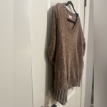 Pink Lily  Boutique Oversized Chenille Golden Brown Sweater Size Small Photo 3