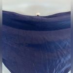 Aerie high neck halter T back navy white striped swim bikini size Medium Photo 4