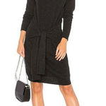 Vince Charcoal Gray Cashmere Wool Tie Waist Sweater Career wear Dress Size S Photo 0