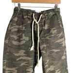 One Teaspoon  Shabbies Green Camo Print High Rise Drawstring Pants Size XS Photo 3
