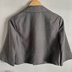 Jones New York  Gray Cropped Blazer Women’s Size 6 Tailored Career Jacket Photo 7