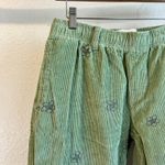 Urban Outfitters  Green Corduroy Embroidered Flower Pants Size Small Unisex Photo 11