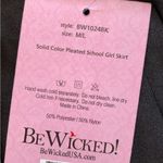 Be Wicked! Cosplay Pleated School Girl Skirt Black Size M Photo 3