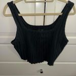 Aerie  Women's Grey and Black Crop-top Photo 1