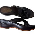 Cole Haan Nike Air Vela Series Brown Wedge Slide-In Sandals Size 8AA Photo 1